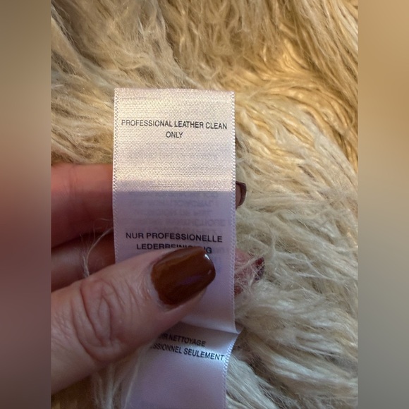 True Religion Brown and Cream Leather Jacket - Picture 10 of 14